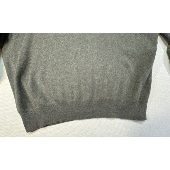 Polo by Ralph Lauren Mens Sweater Size XL Gray 100% Pima Cotton V-Neck - Picture 9 of 13
